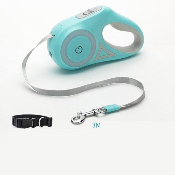 Automatic Pets Retractable Leash And Dog Collar Spotlight - Image 4