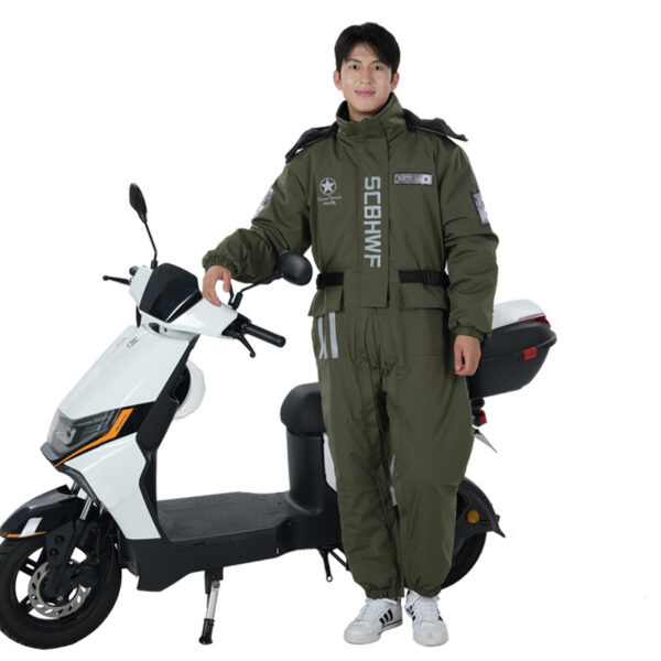Winter Outdoors Cold-proof Cycling One-piece Work Clothes - Image 7