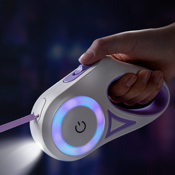 Automatic Pets Retractable Leash And Dog Collar Spotlight - Image 8