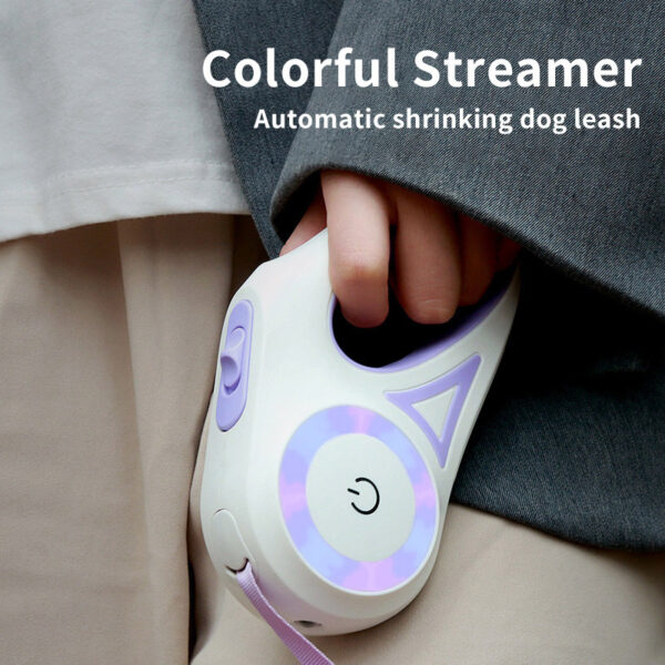 Automatic Pets Retractable Leash And Dog Collar Spotlight - Image 3